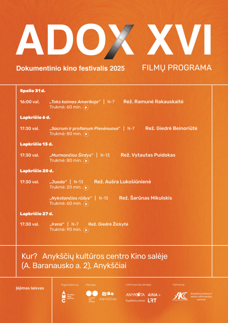 XVI-asis dokumentinių filmų festivalis „ADOX