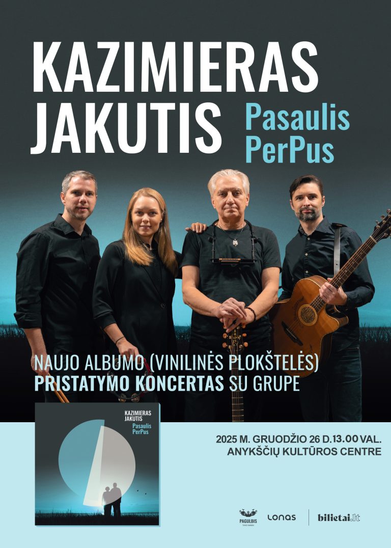 Kazimieras Jakutis / Naujo albumo „Pasaulis PerPus“ pristatymo koncertas Anykščiuose