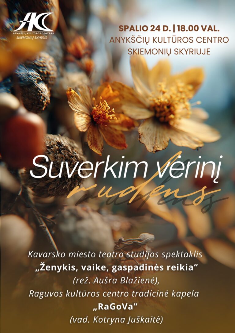 Rudens šventė ,,Suverkim vėrinį rudens“