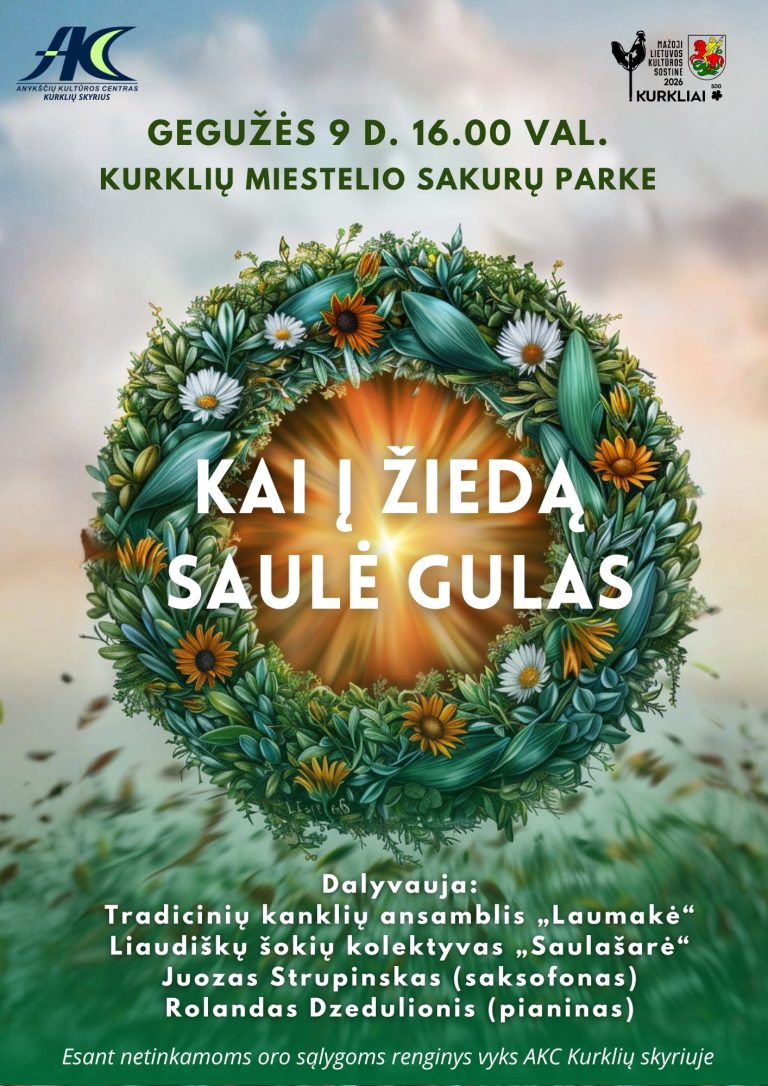 ,,Kai į žiedą saulė gulas“