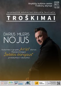 Darius Mileris Nojus Autorinės ir grupės ,,Arija“ dainos. Poezijos knygos ,,Šešėlis dangaus“ pristatymas ir skaitymai