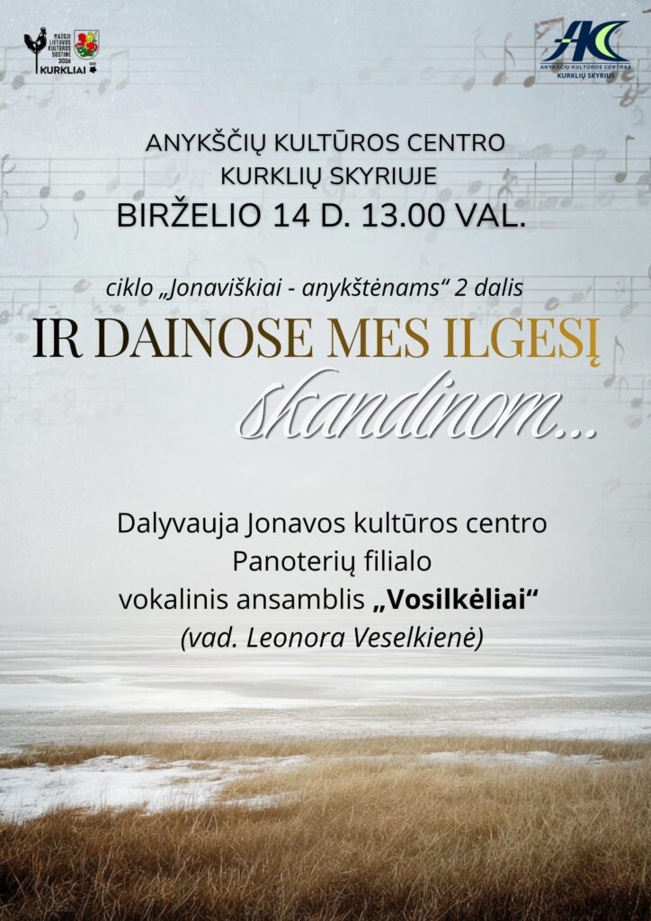 Koncertas „Ir dainose mes ilgesį skandinom“