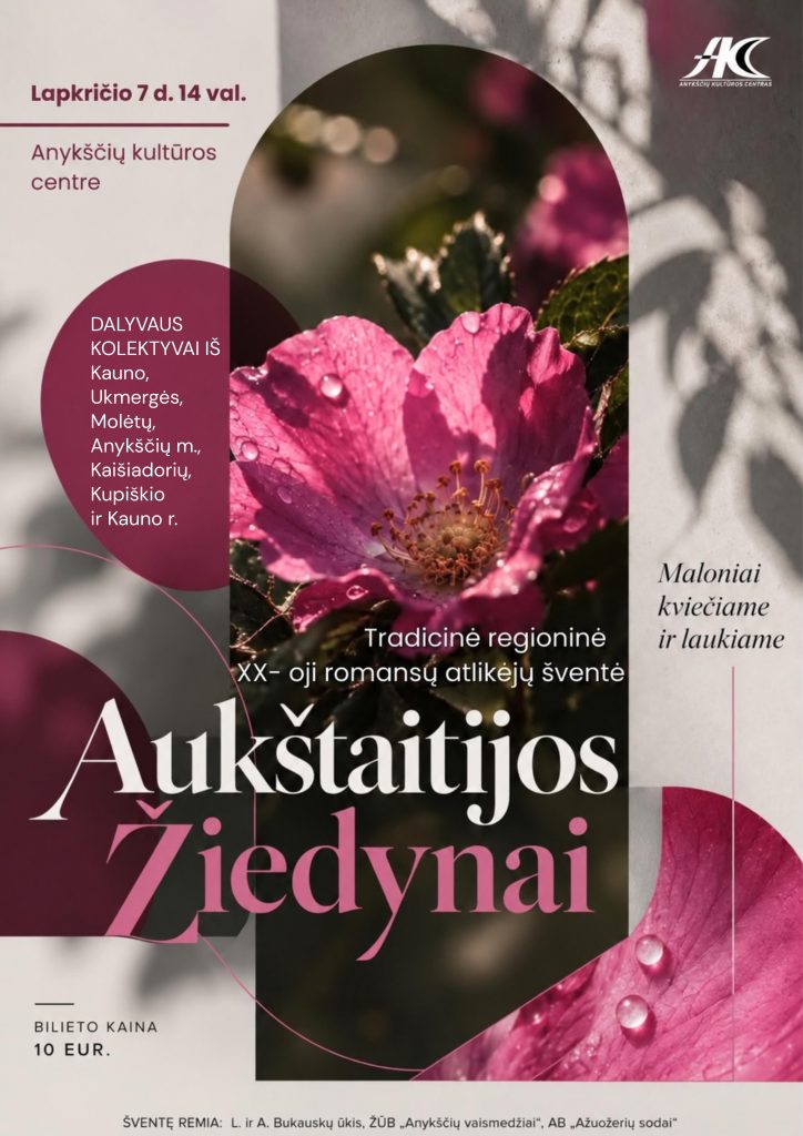 „Aukštaitijos žiedynai“ – XX-oji romansų atlikėjų šventė