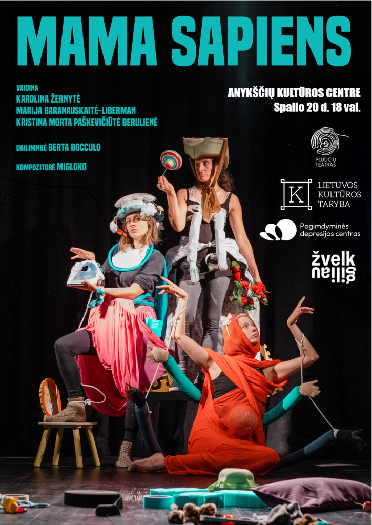 Pojūčių teatro spektaklis „Mama sapiens”